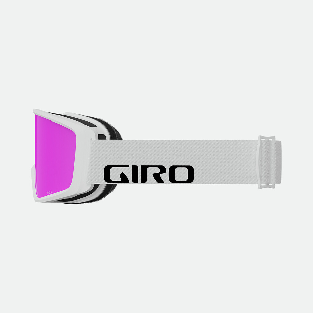 Giro Eyewear - Index 2.0 Flash Goggle - white wordmark;amber pink S2 - one size