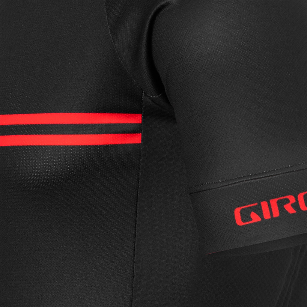 Giro Textil - M Chrono Sport Sublim Jersey - black/red classic stripe