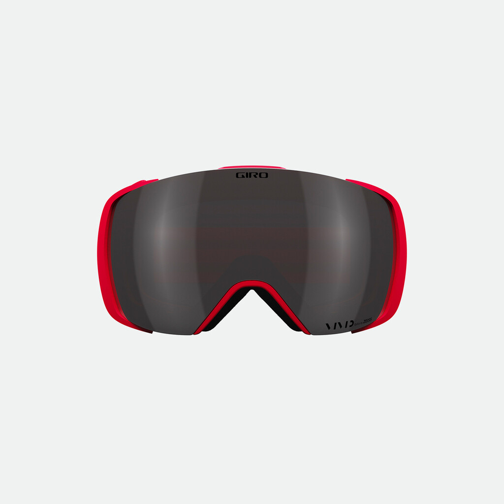 Giro Eyewear - Contact Vivid Goggle - red/black thirds;vivid smoke S2;+S1 - one size