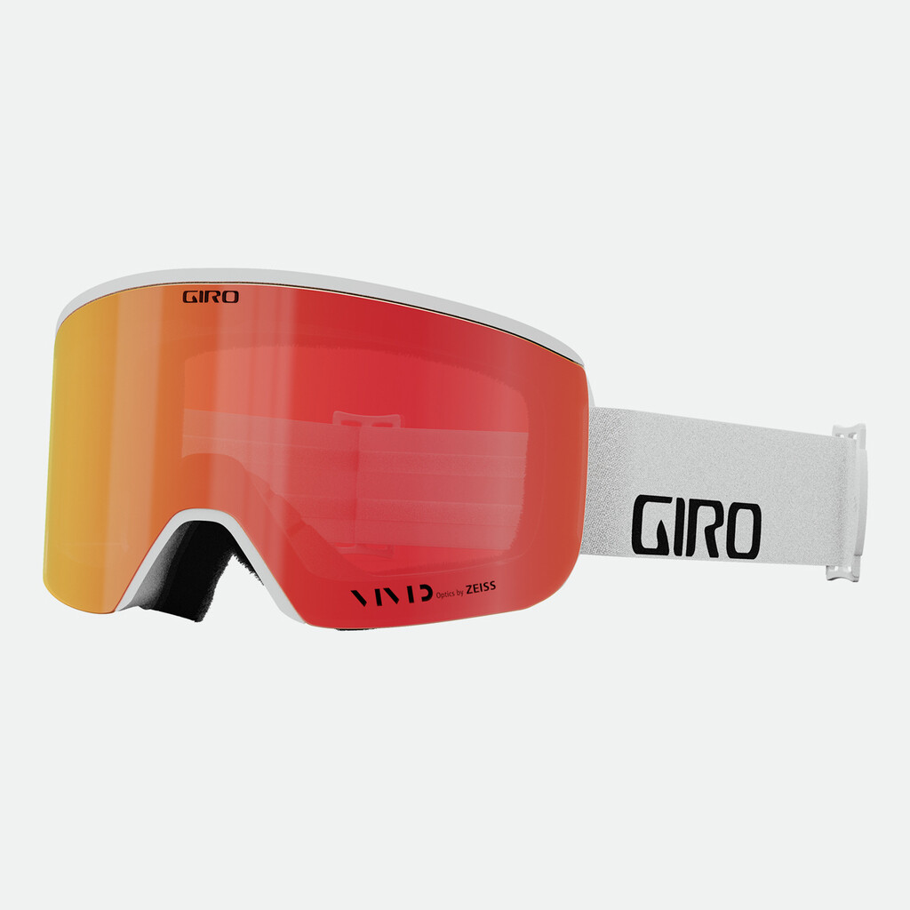 Giro Eyewear - Axis Vivid Goggle - white wordmark;vivid ember S2;+S1 - one size