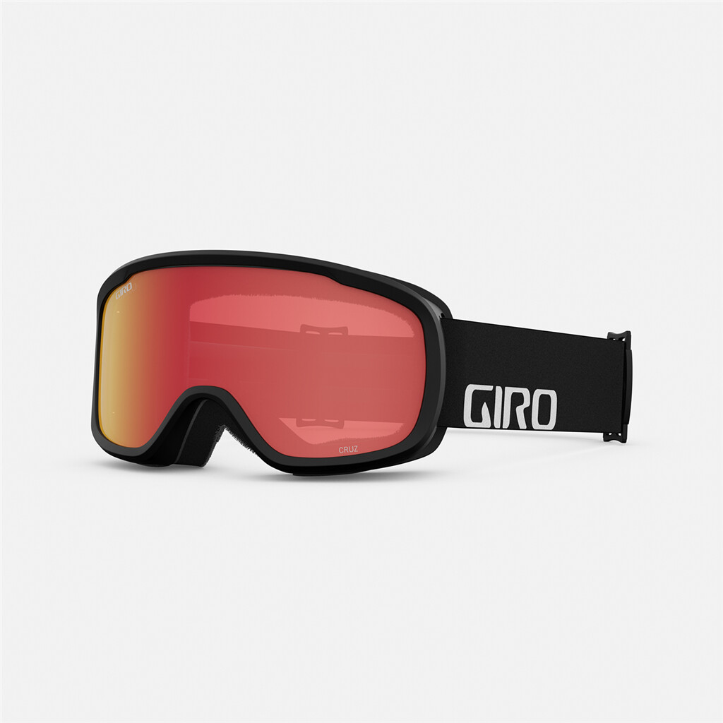 Giro Eyewear - Cruz Flash Goggle - black wordmark - amber scarlet S2