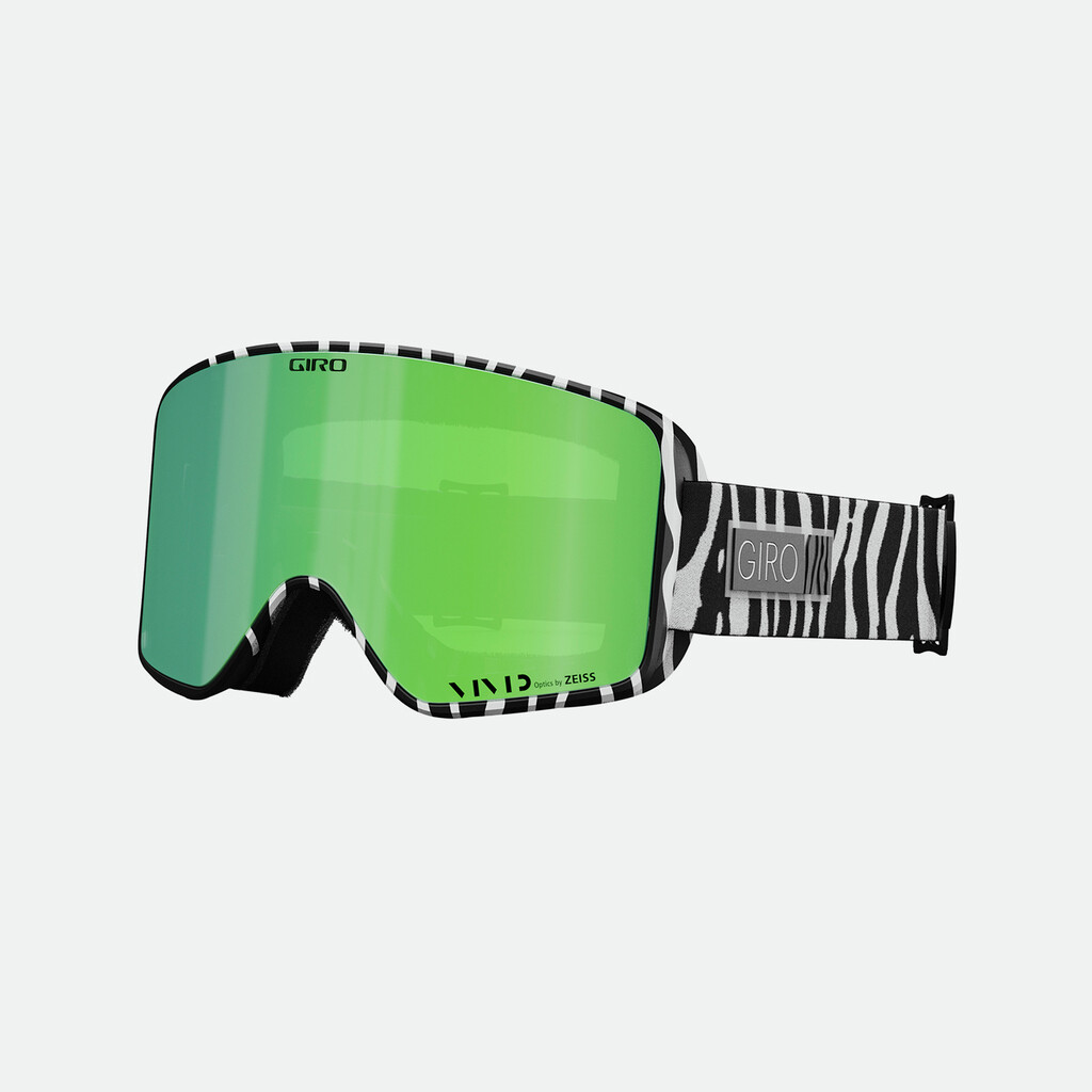Giro Eyewear - Method Vivid Goggle - black/white animal;vivid emerald S2;+S1 - one size