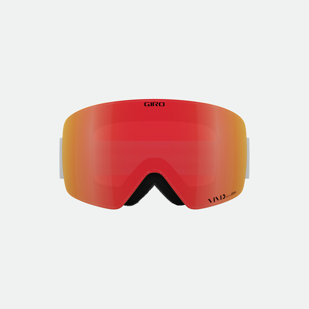 Giro Eyewear - Contour Vivid Goggle - white wordmark;vivid ember S2;+S1 - one size