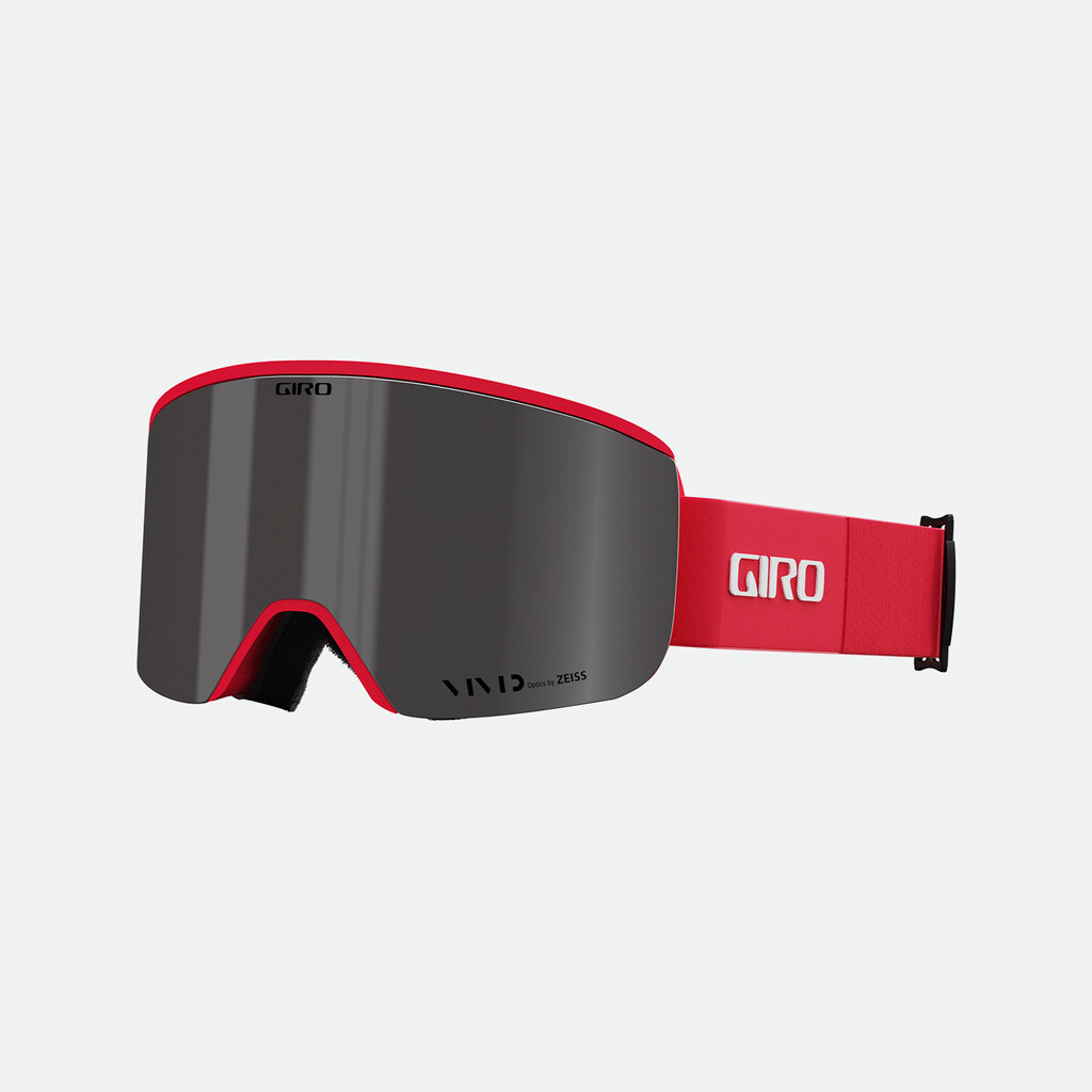Giro Eyewear - Axis Vivid Goggle - red/black thirds;vivid smoke S2;+S1 - one size