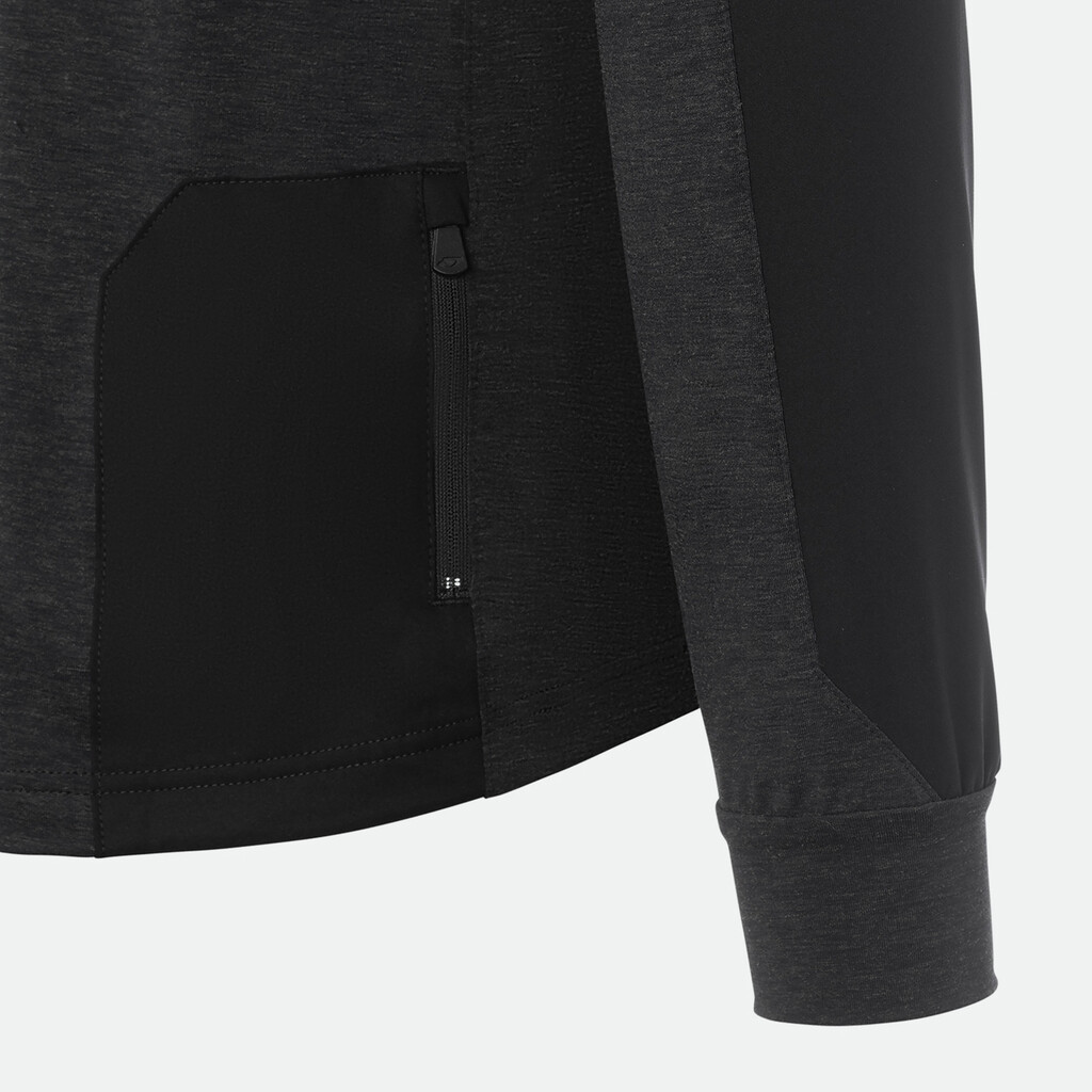 Giro Textil - M Roust LS Wind Jersey - black/grey