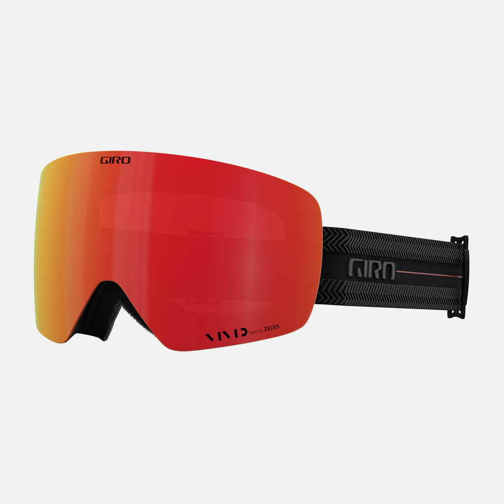 Giro Eyewear - Contour RS Vivid Goggle - black techline - vivid ember S2/vivid infra S1