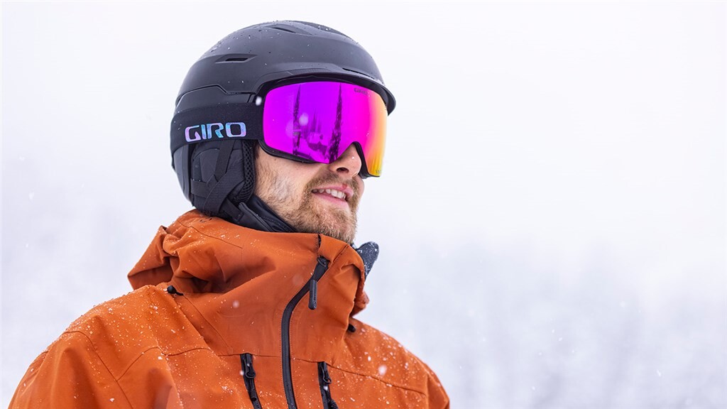 Giro Eyewear - Contour RS Vivid Goggle - black/white data mosh - vivid pink S2/vivid infra S1
