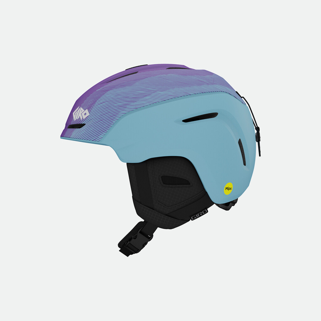 Giro Snow - Neo Jr. MIPS Helmet - matte purple/harbor blue