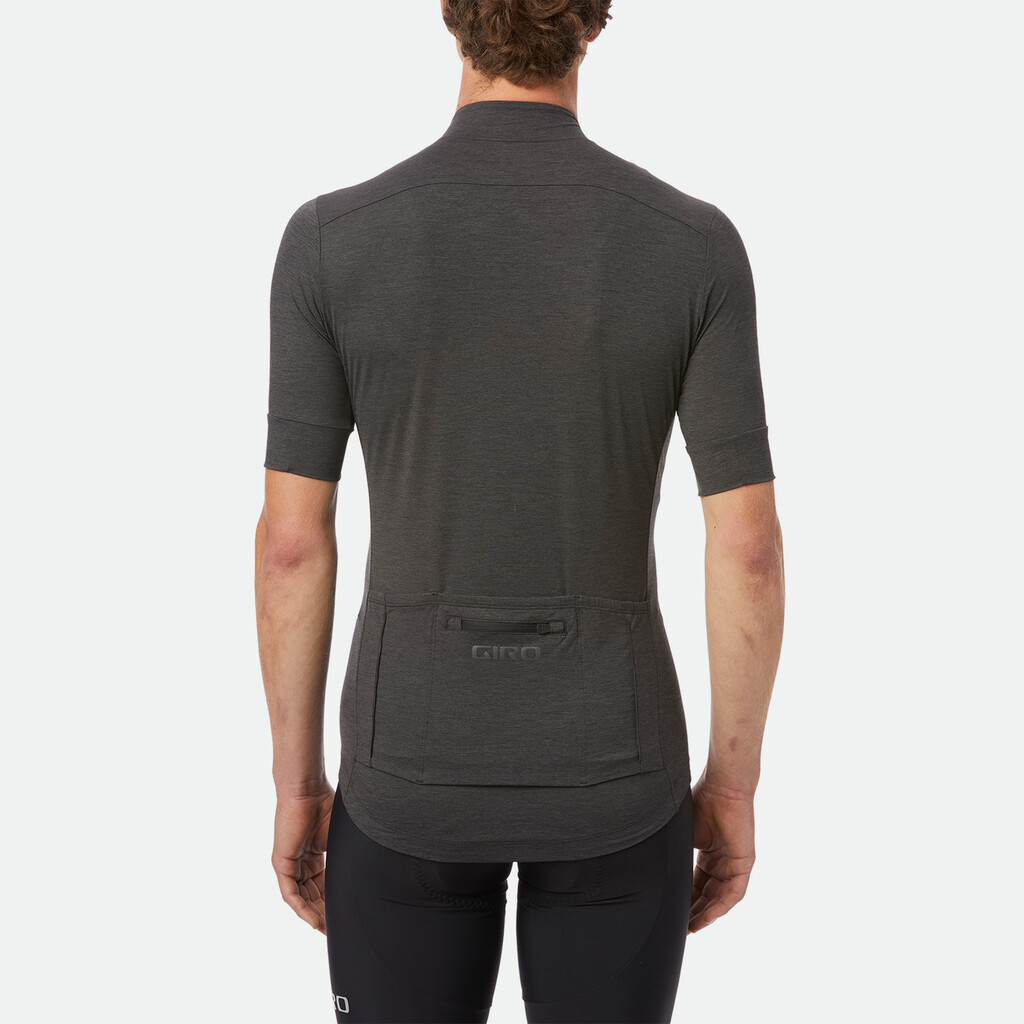 Giro Textil - M New Road Jersey - charcoal heather