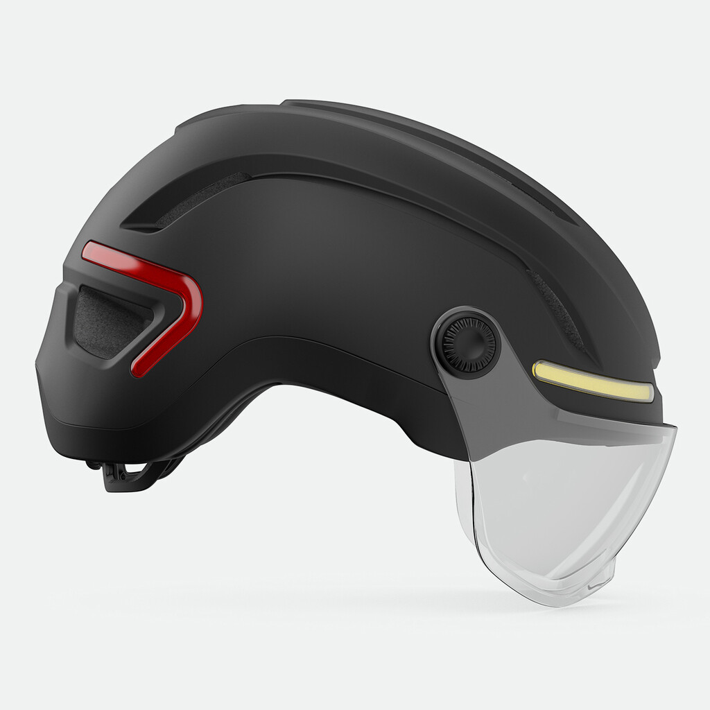 Giro Cycling - Ethos LED Shield MIPS Helmet - matte black