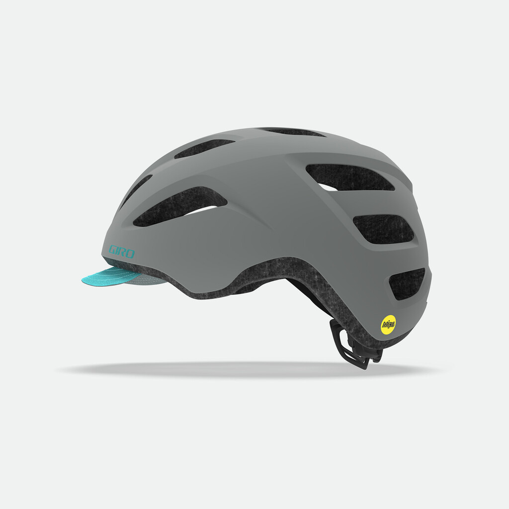 Giro Cycling - W Trella MIPS Helmet - matte grey/dark teal