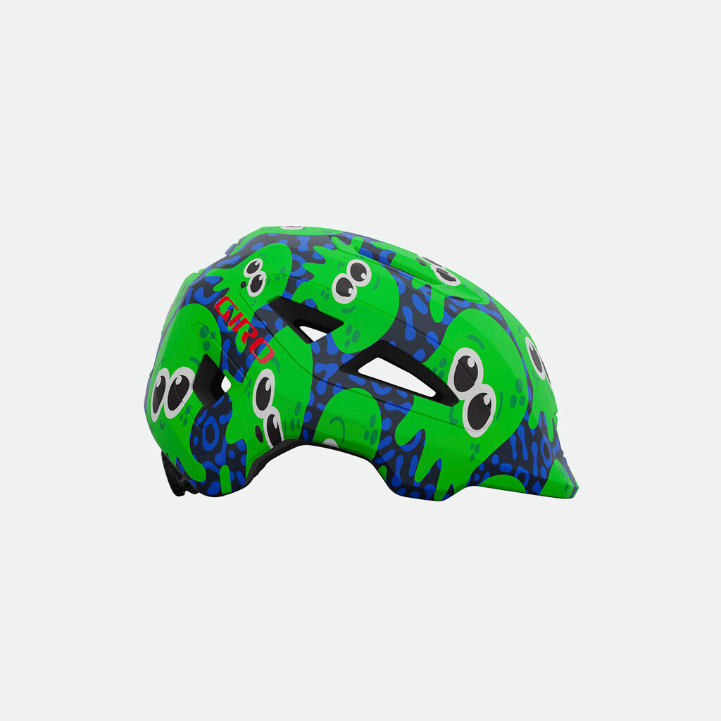 Giro Cycling - Scamp II Helmet - matte midnight/bright green inked