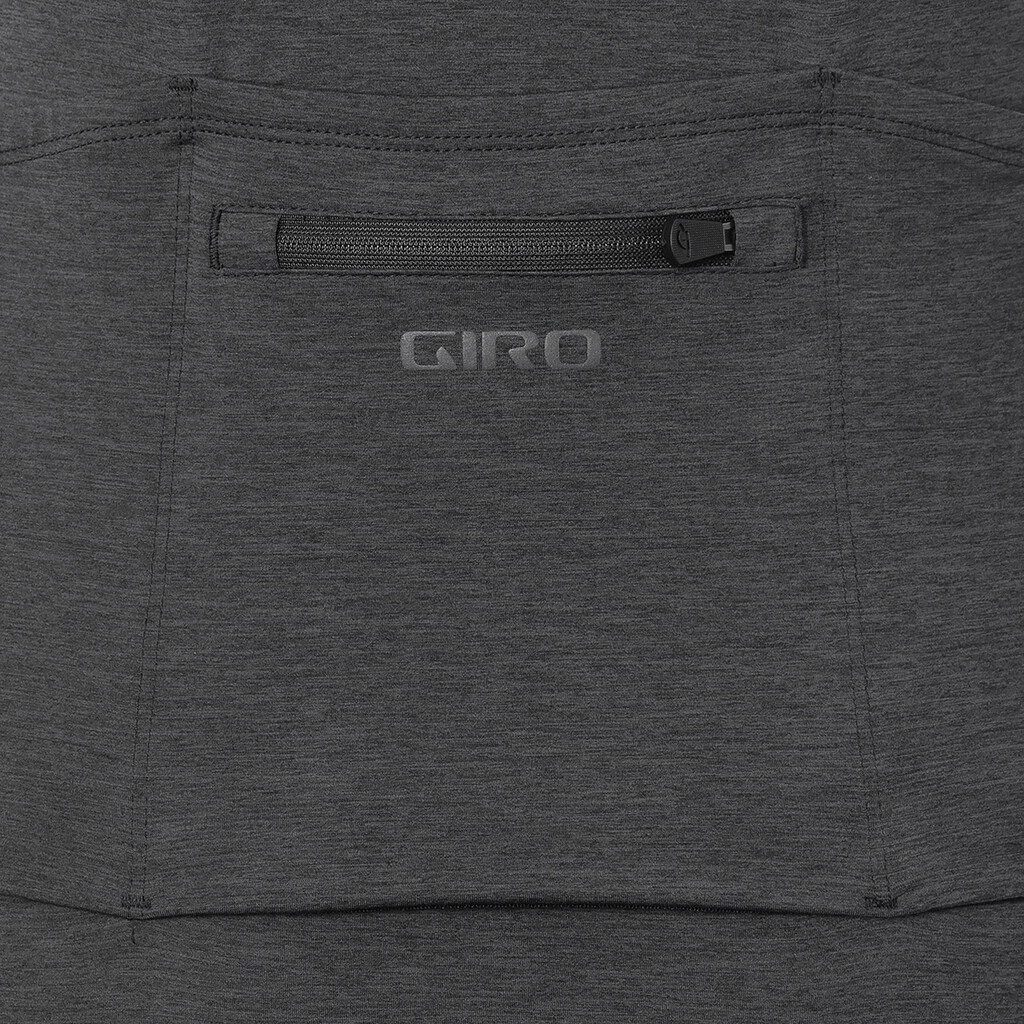 Giro Textil - W New Road LS Jersey - charcoal heather