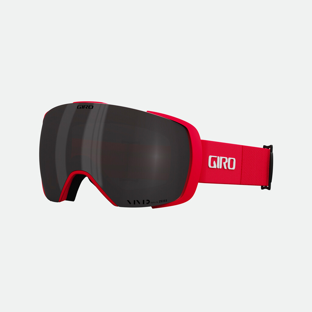 Giro Eyewear - Contact Vivid Goggle - red/black thirds;vivid smoke S2;+S1 - one size