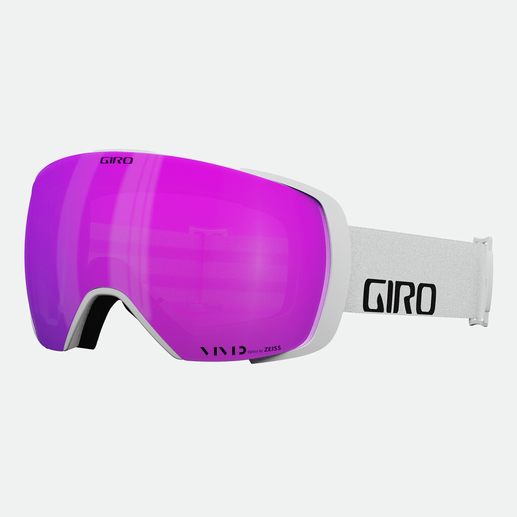 Giro Eyewear - Contact Vivid Goggle - white wordmark - vivid pink S2/vivid infra S1