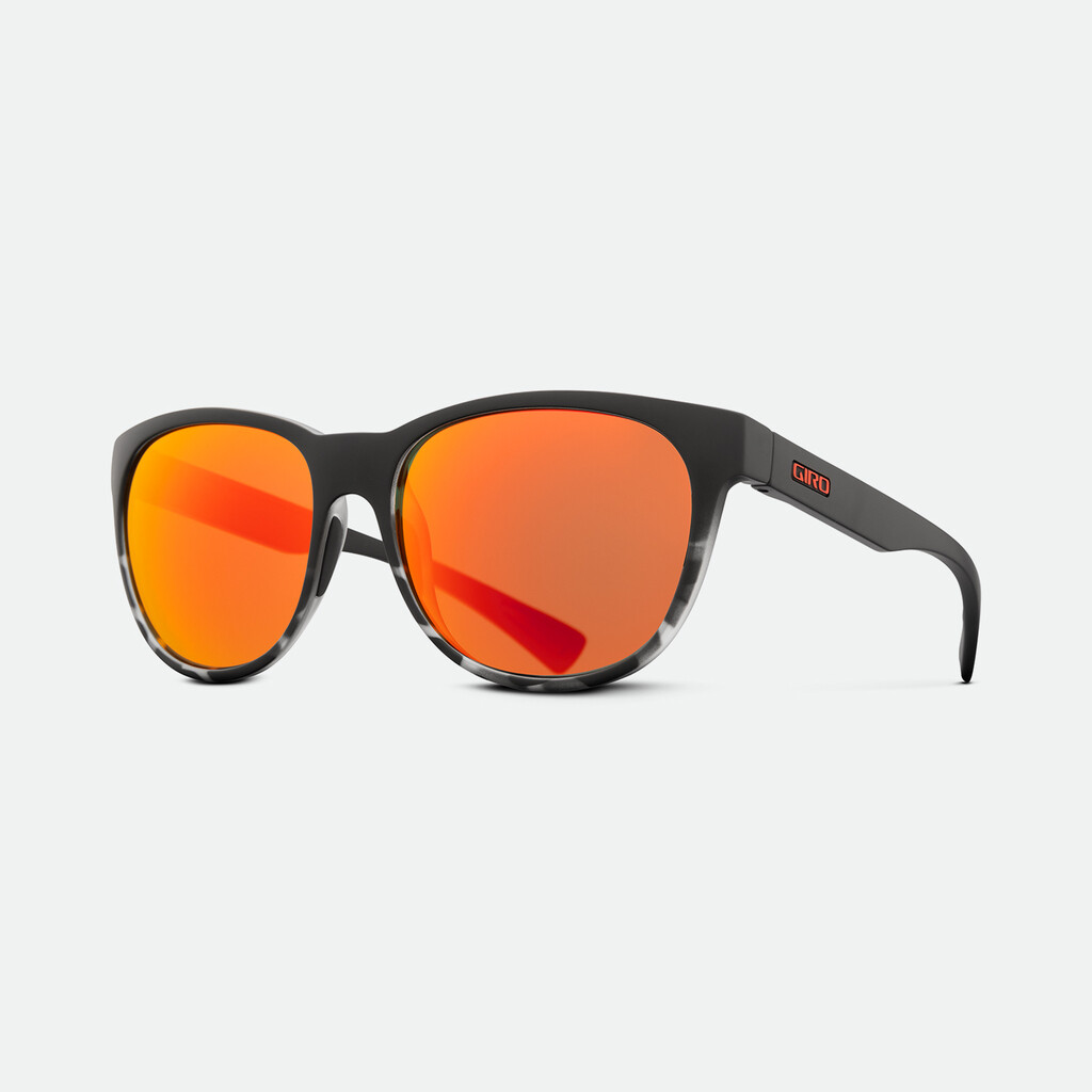 Giro Eyewear - Lupra Sunglasses - matte black/tortoise fade;vivid ember S2 - one size