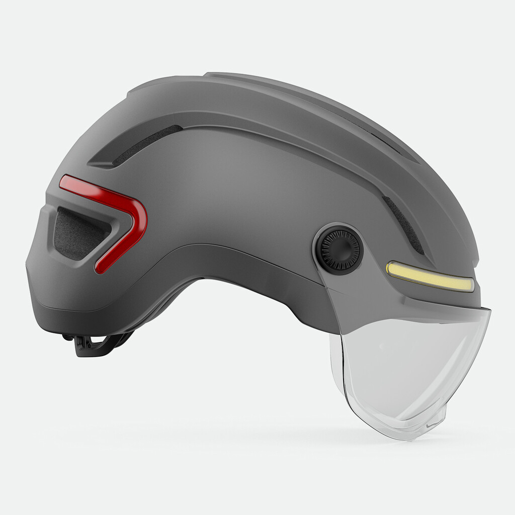 Giro Cycling - Ethos LED Shield MIPS Helmet - matte graphite