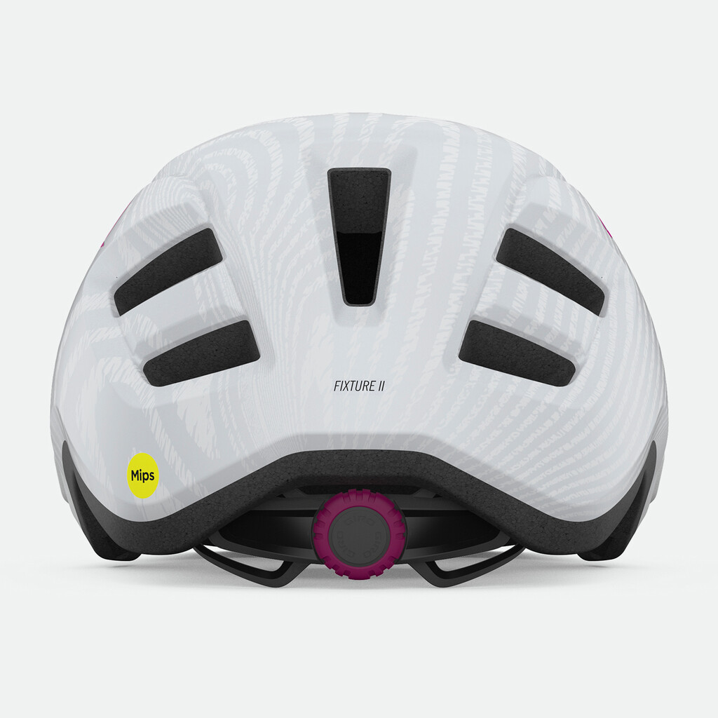 Giro Cycling - Fixture II Youth MIPS Helmet - matte white/pink ripple