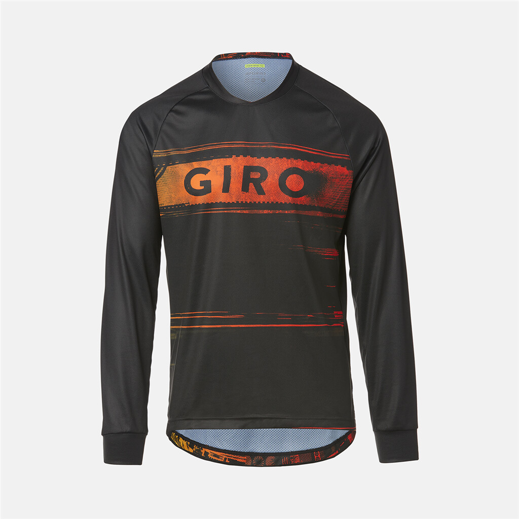 Giro Textil - M Roust LS Jersey - black/red hypnotic