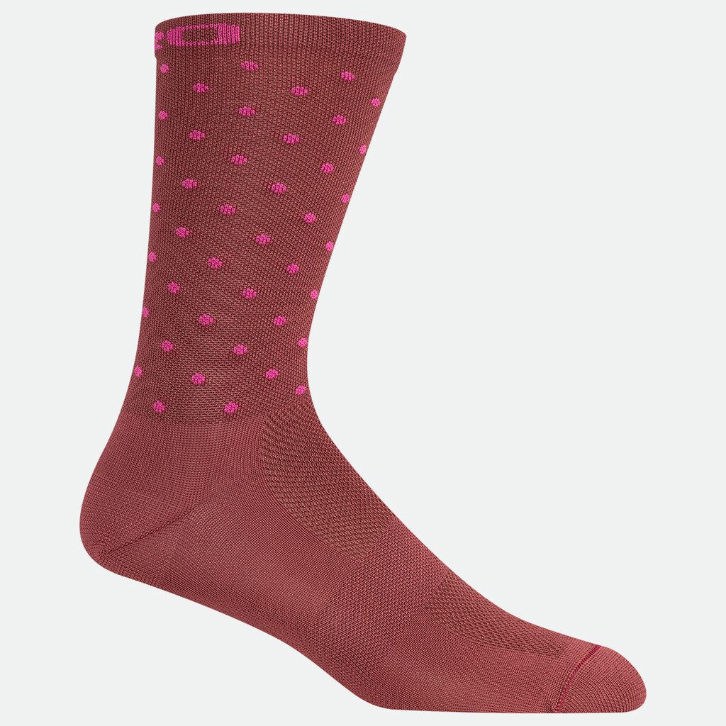 Giro Cycling - Comp Racer High Rise Sock - dark cherry/raspberry