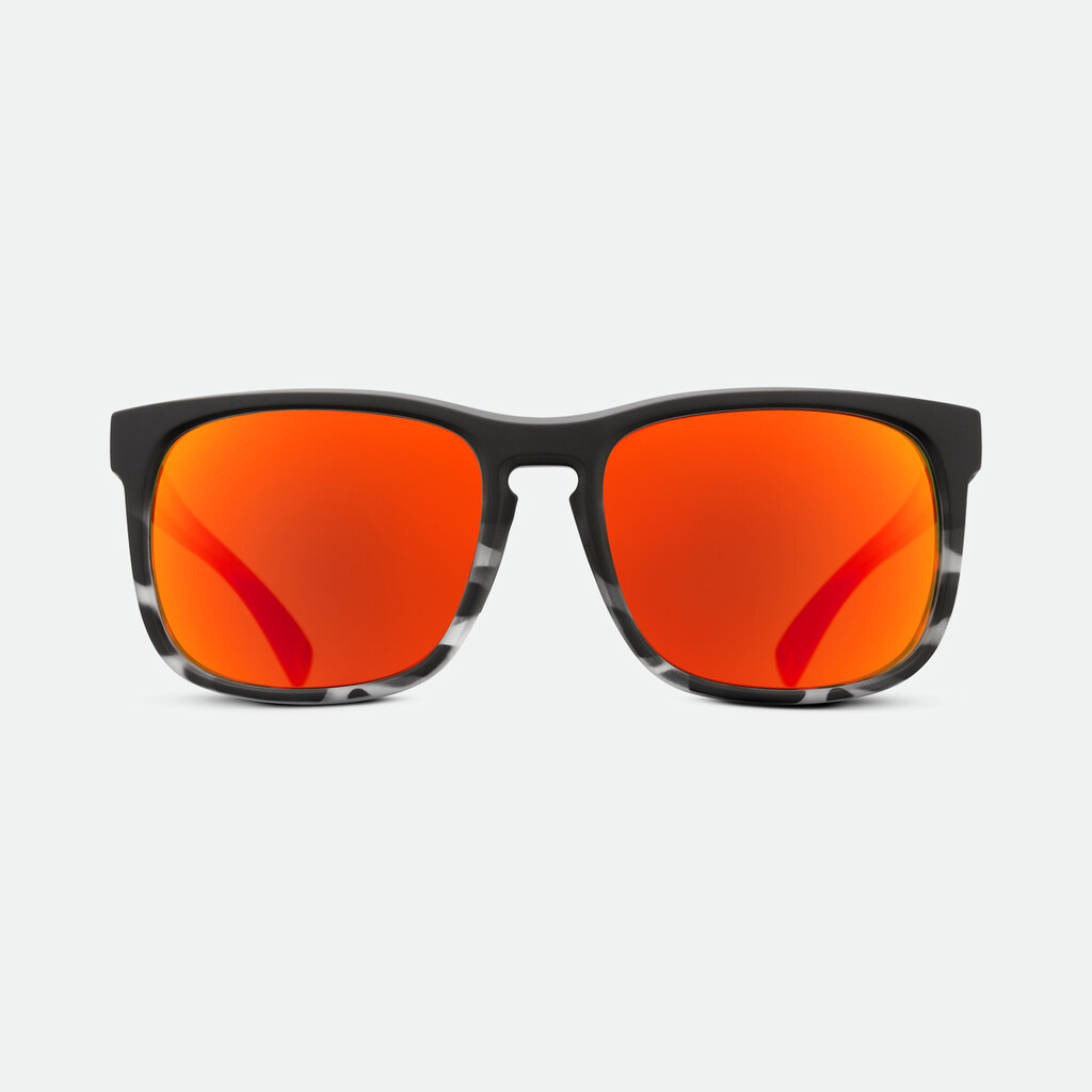 Giro Eyewear - Crest Sunglasses - matte black/tortoise fade;vivid ember S2 - one size