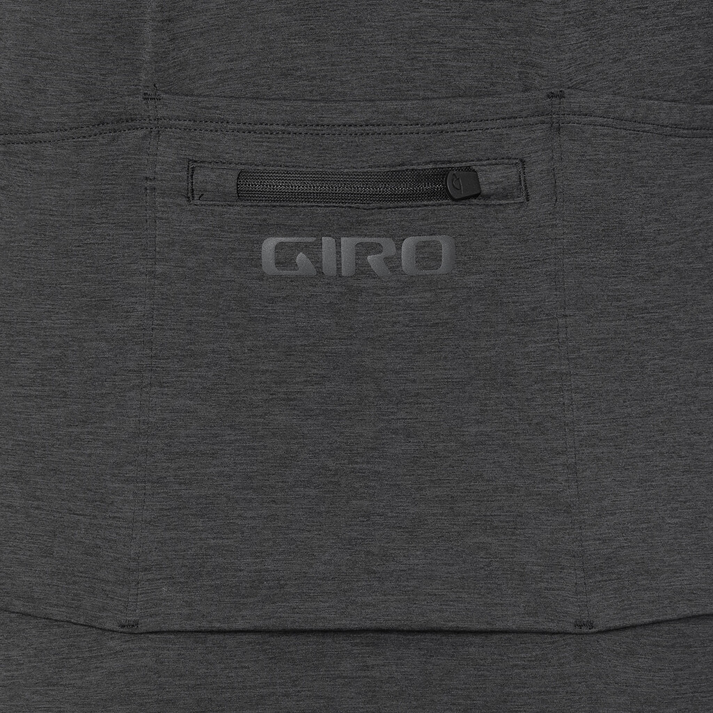 Giro Textil - M New Road LS Jersey - charcoal heather