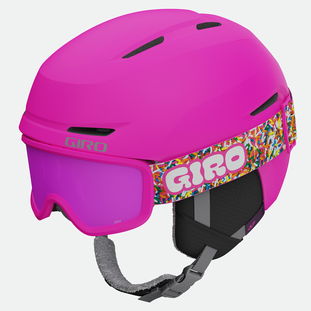 Giro Snow - Spur Flash Combo - matte bright pink