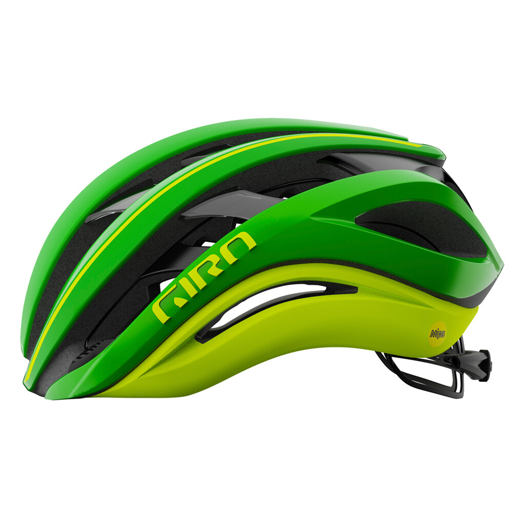 Giro Cycling - Aether Spherical MIPS Helmet - ano green/highlight yellow