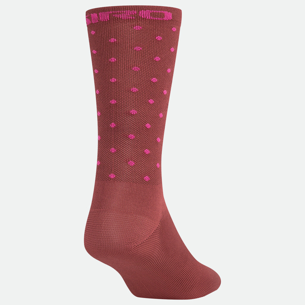 Giro Cycling - Comp Racer High Rise Sock - dark cherry/raspberry