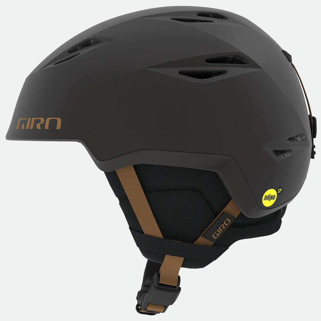 Giro Snow - Grid Spherical MIPS Helmet - metallic coal/tan
