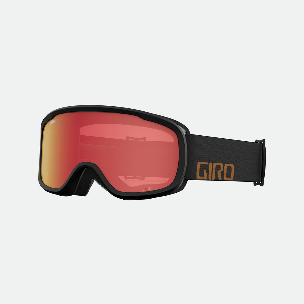 Giro Eyewear - Cruz Flash Goggle - camp tan wordmark;amber scarlet S2 - one size