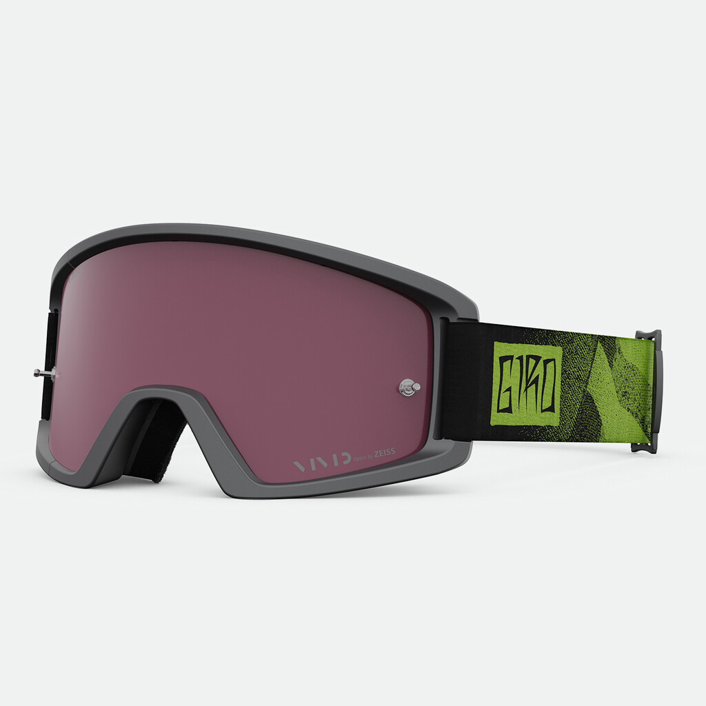 Giro Cycling - Tazz Vivid MTB Goggle - black/ano lime - vivid trail + clear